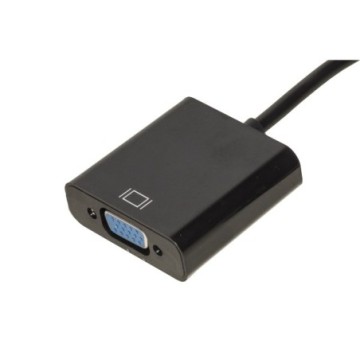 ADATTATORE HDMI TIPO A MASCHIO A VGA FEMMINA CON PRESA AUDIO STEREO 3,5 MM
