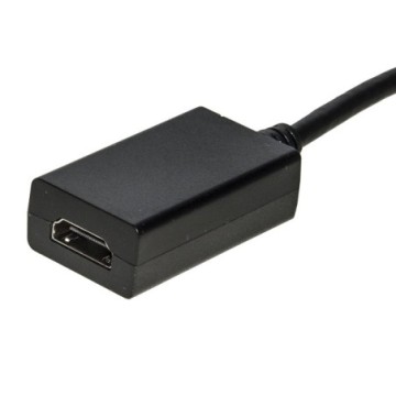 ADATTATORE MINI DISPLAYPORT MASCHIO - HDMI FEMMINA NERO