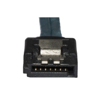 CAVO INTERNO SATA III ULTRASOTTILE CM 50 CONNETTORE 90° CON CLIP METALLO