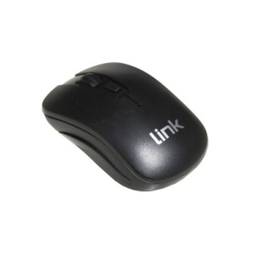 MOUSE WIRELESS 3 TASTI NERO RICEVITORE USB 1000 DPI