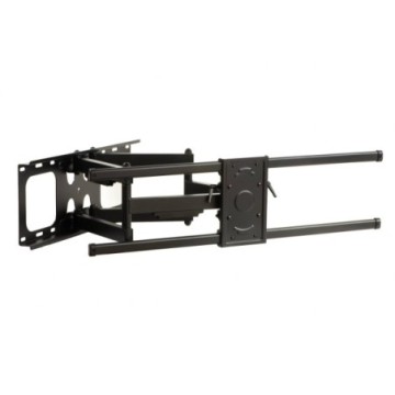 STAFFA A MURO PER MONITOR TV 60-100" FINO A 75 KG ESTENSIONE FINO A 635 MM CON MOVIMENTO ORIZZONTALE E VERTICALE